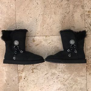 Black UGG boots